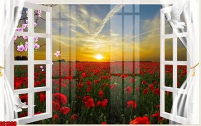 File gốc File tranh gốc cửa sổ 3D CS1369 (in 3D) nghệ thuật