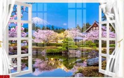 File gốc File tranh gốc cửa sổ 3D CS1370 (in mica) làm bảng hiệu