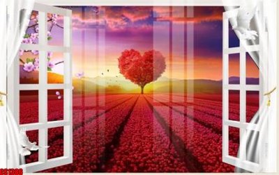 File gốc File tranh gốc cửa sổ 3D CS1386 (chuẩn CMYK) cho nhà in