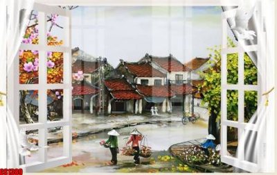 File in ấn File tranh gốc cửa sổ 3D CS1389 (bản gốc) sắc nét