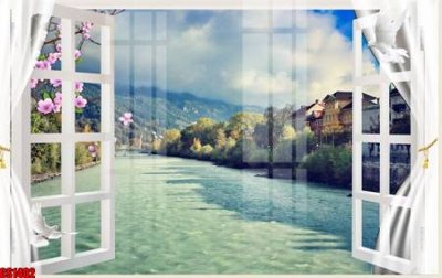 File gốc File tranh gốc cửa sổ 3D CS1402 (AI/EPS) cho in ấn