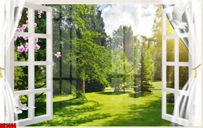 File PSD File tranh gốc cửa sổ 3D CS1444 (bản gốc) chất lượng nhất