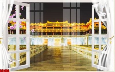 Chi tiết file gốc File tranh gốc cửa sổ 3D CS1466 (cho in tráng gương)