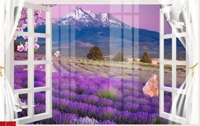 File tranh File tranh gốc cửa sổ 3D CS1482 (gốc) chủ đề thiên nhiên