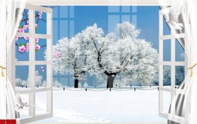 File in ấn File tranh gốc cửa sổ 3D CS1505 (bản gốc) sắc nét