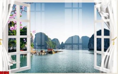 Tải file File tranh gốc cửa sổ 3D CS1514 (gốc) làm file thiết kế