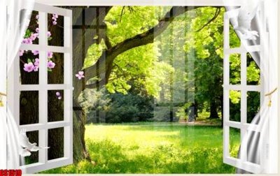 Download file File tranh gốc cửa sổ 3D CS1519 (chuẩn in) chất lượng cao