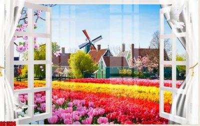 File tranh File tranh gốc cửa sổ 3D CS1524 (gốc) chủ đề trẻ em