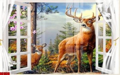 File tranh File tranh gốc cửa sổ 3D CS1526 (ảnh gốc) độc quyền