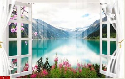 Tải file File tranh gốc cửa sổ 3D CS1530 (gốc) làm tranh trang trí