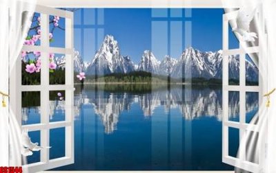 File gốc File tranh gốc cửa sổ 3D CS1544 (bản quyền) cho in ấn