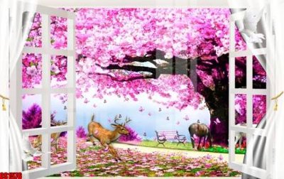 File gốc File tranh gốc cửa sổ 3D CS1576 (Filetranh.com) File tranh gốc cửa sổ 3D CS1576