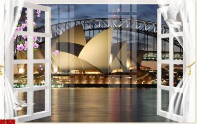 File tranh File tranh gốc cửa sổ 3D CS1579 (gốc) in backlit film