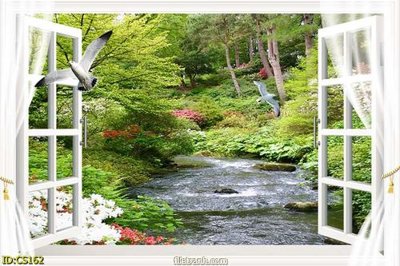 File in trần File gốc cửa sổ 3D CS162 (bản gốc) hoa văn