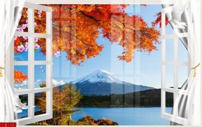 Tệp tin gốc File tranh gốc cửa sổ 3D CS1620 (dùng cho in) File tranh gốc cửa sổ 3D CS1620