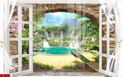 File gốc File tranh gốc cửa sổ 3D CS1626 (chuẩn màu) cho in offset