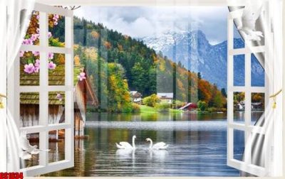 File gốc File tranh gốc cửa sổ 3D CS1634 (chủ đề hiện đại) trang trí