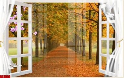 File in lụa File tranh gốc cửa sổ 3D CS1659 (chất lượng cao) File tranh gốc cửa sổ 3D CS1659