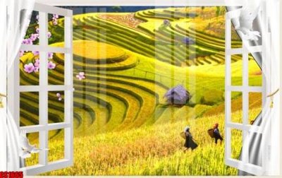 Tải file File tranh gốc cửa sổ 3D CS1665 (gốc) làm file in ấn