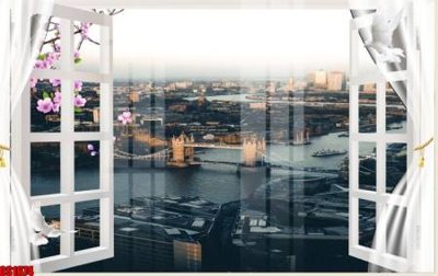 File gốc File tranh gốc cửa sổ 3D CS1674 (ảnh rõ nét) để in