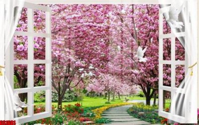 Chi tiết file ảnh File tranh gốc cửa sổ 3D CS1681 sắc nét