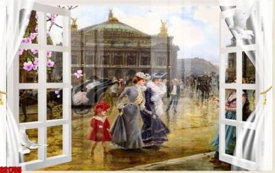 File in ấn File tranh gốc cửa sổ 3D CS1705 (bản gốc) chất lượng cao