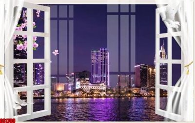 Tải file File tranh gốc cửa sổ 3D CS1709 (gốc) chủ đề tôn giáo