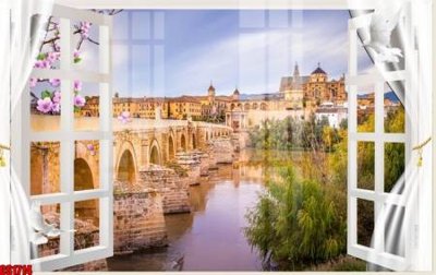 File in ấn File tranh gốc cửa sổ 3D CS1714 (bản gốc) từ file gốc