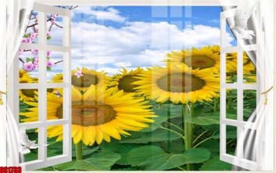 File tranh File tranh gốc cửa sổ 3D CS1733 (gốc) phong cách tối giản