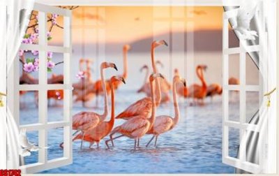 File gốc File tranh gốc cửa sổ 3D CS1742 (trang trí) phòng ngủ