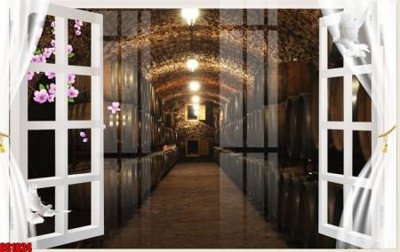 File in trần File tranh gốc cửa sổ 3D CS1824 (file gốc) phong thủy