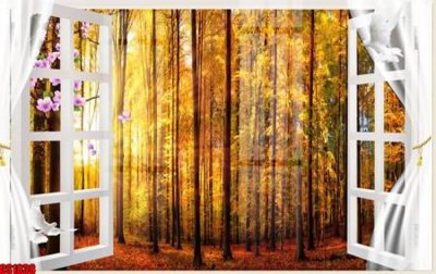 Download file gốc File tranh gốc cửa sổ 3D CS1838 (in mica) trang trí