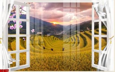 Tải file File tranh gốc cửa sổ 3D CS1877 (gốc) làm tranh trang trí