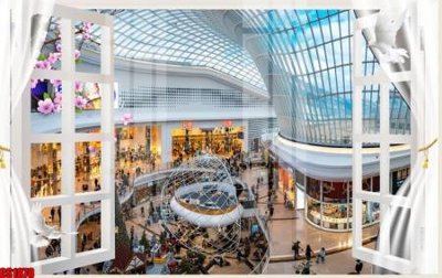 File tranh File tranh gốc cửa sổ 3D CS1878 (gốc) chủ đề thành phố