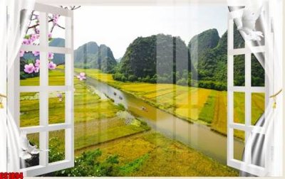 Tải file File tranh gốc cửa sổ 3D CS1894 (gốc) chủ đề tâm linh