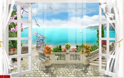 File ảnh File tranh gốc cửa sổ 3D CS1905 (gốc) in backdrop sự kiện