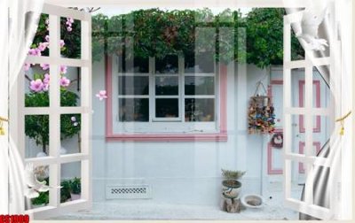 File gốc File tranh gốc cửa sổ 3D CS1909 (PNG) nền trong suốt