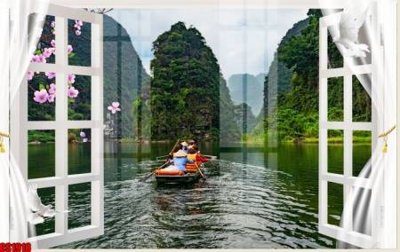 File PSD File tranh gốc cửa sổ 3D CS1918 (bản gốc) cho nhà in