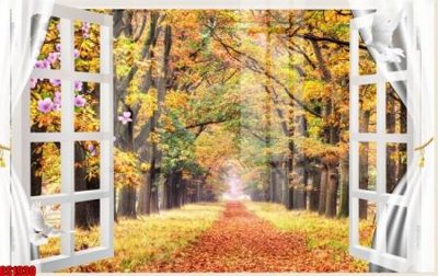 File in trần File tranh gốc cửa sổ 3D CS1930 (bản gốc) 5D