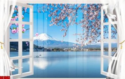 File gốc in ấn File tranh gốc cửa sổ 3D CS1962 độ phân giải cao