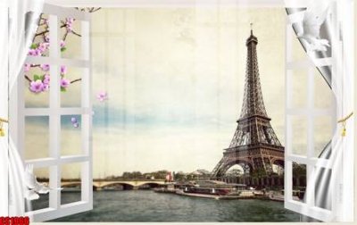 Download file gốc File tranh gốc cửa sổ 3D CS1966 (độ nét cao)