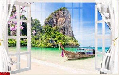 File tranh gốc in trần nhà File tranh gốc cửa sổ 3D CS2013 3D