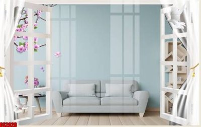 File ảnh File tranh gốc cửa sổ 3D CS2020 (gốc) cho trang trí nội thất