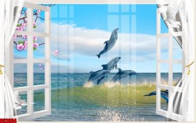 File gốc File tranh gốc cửa sổ 3D CS2034 (cho in UV) siêu nét