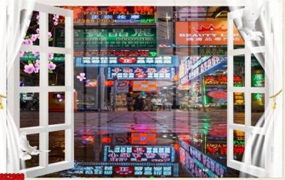 File tranh File tranh gốc cửa sổ 3D CS2066 (gốc) in backlit film