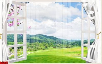 File tranh File tranh gốc cửa sổ 3D CS2071 (gốc) in film