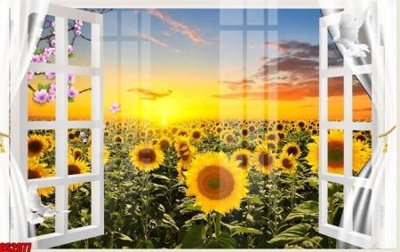 File in lụa File tranh gốc cửa sổ 3D CS2077 (tân cổ điển) File tranh gốc cửa sổ 3D CS2077