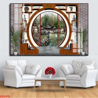 Mua file tranh gốc File gốc cửa sổ 3D CS209 tại Filetranh.com