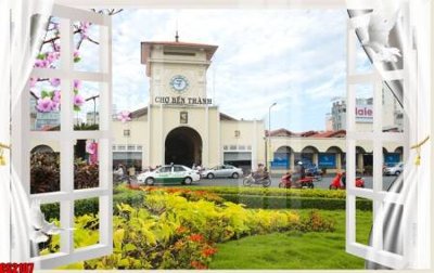 Tải file gốc in lụa File tranh gốc cửa sổ 3D CS2107 siêu nét