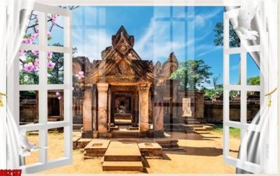 Tải file gốc File tranh gốc cửa sổ 3D CS2137 (in khổ lớn) không vỡ